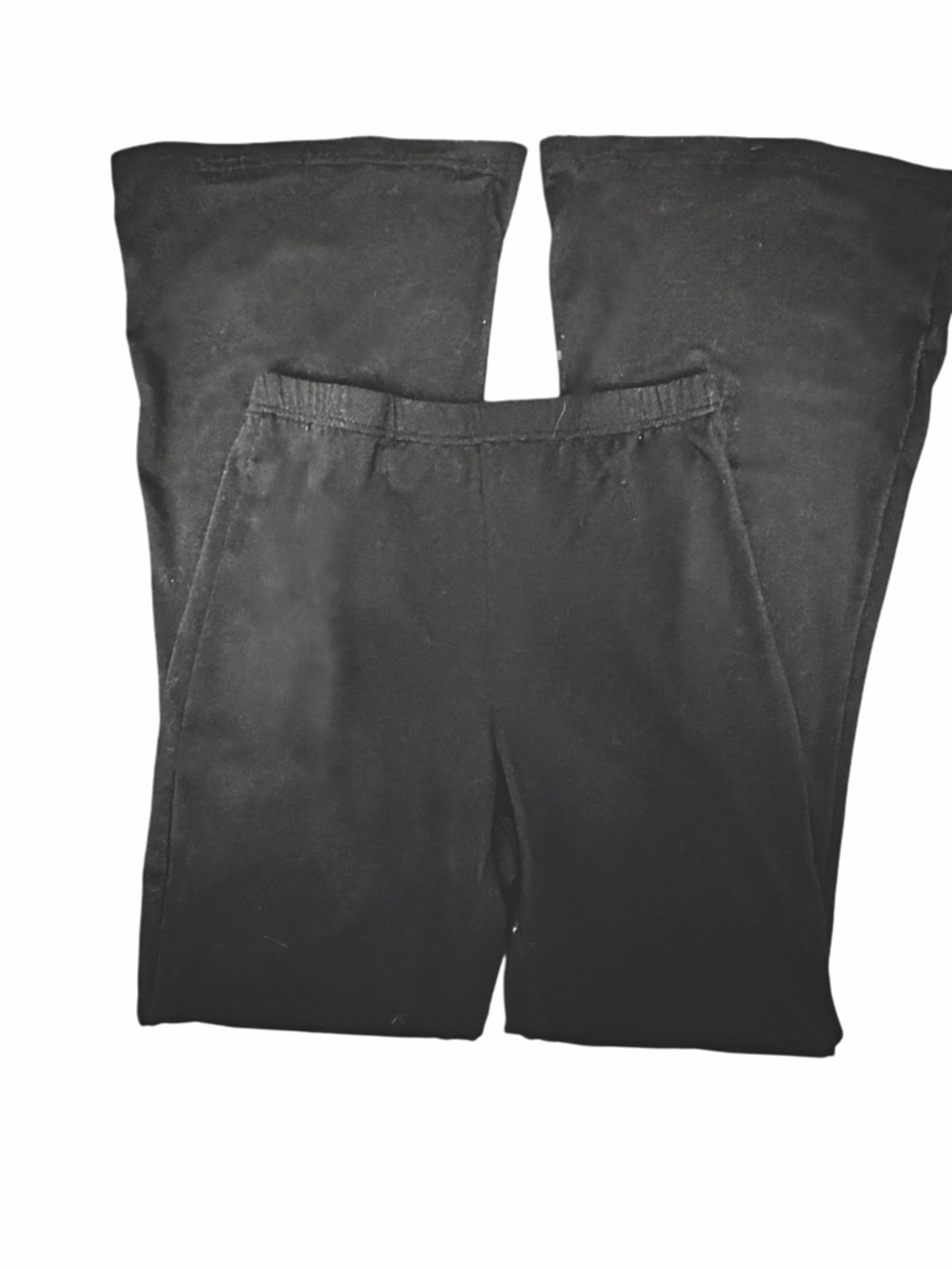 SHEIN Black Women's Fit & Flare Leggings | Y2K Flowy Yoga Pants